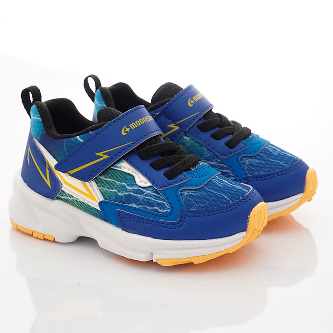 Moonstar日本月星 - 月星MSCN-3E競速運動款(中大童段)-運動鞋-藍