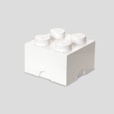 Room Copenhagen - 樂高 LEGO® 4凸收納盒(多色可選) (白色)