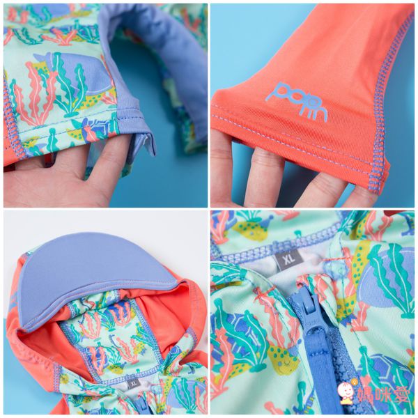 英國 Close - Pop-in嬰兒抗UV連帽海灘裝-鯨魚