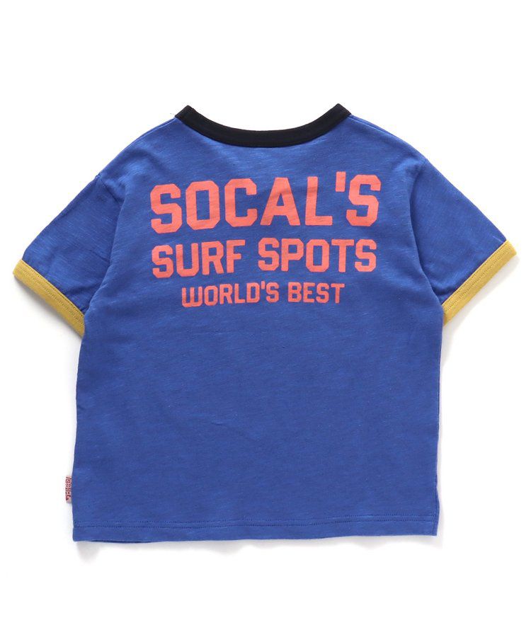 日本 BREEZE - [品牌週年限定]印花短袖上衣-微笑鬆餅-黃