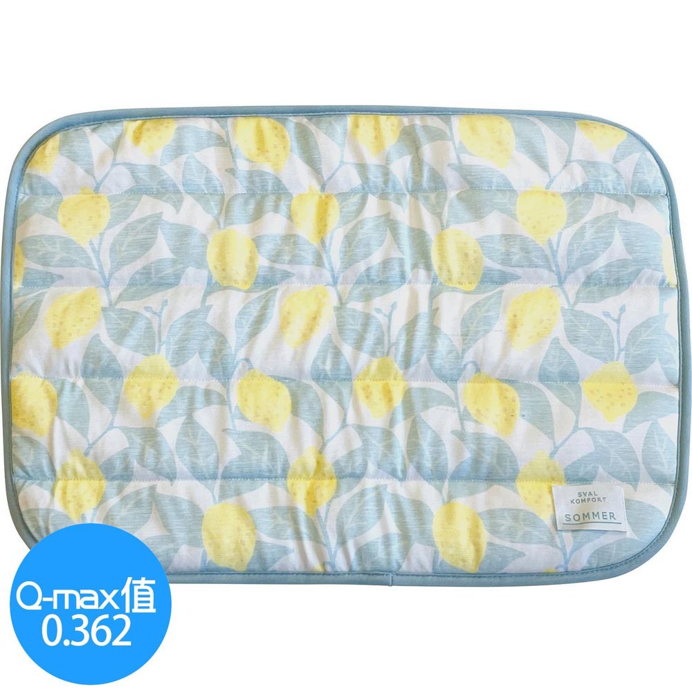 日本 DAIKAI - 接觸涼感枕頭套-清新檸檬-黃綠 (50x37cm)