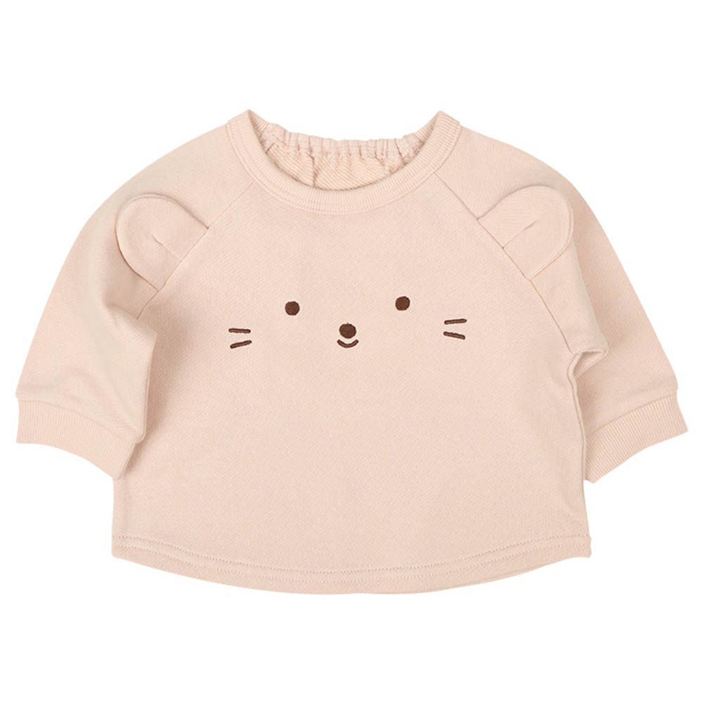 寶寶長大的第一件上衣-粉紅色