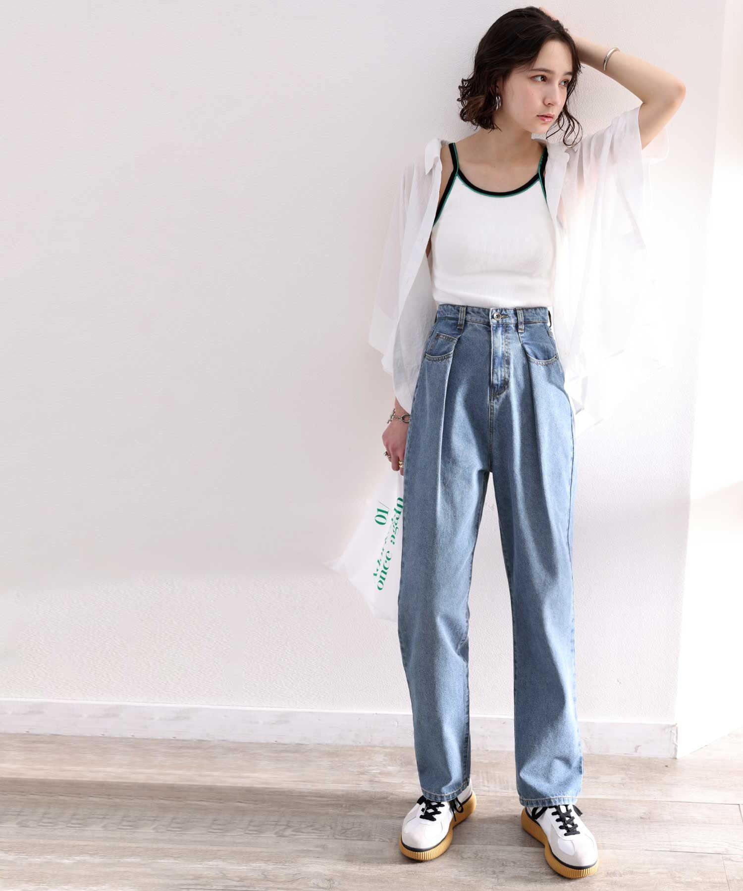 日本 Classical Elf - [熱銷NO.1]  舒適顯瘦打褶長褲-黑