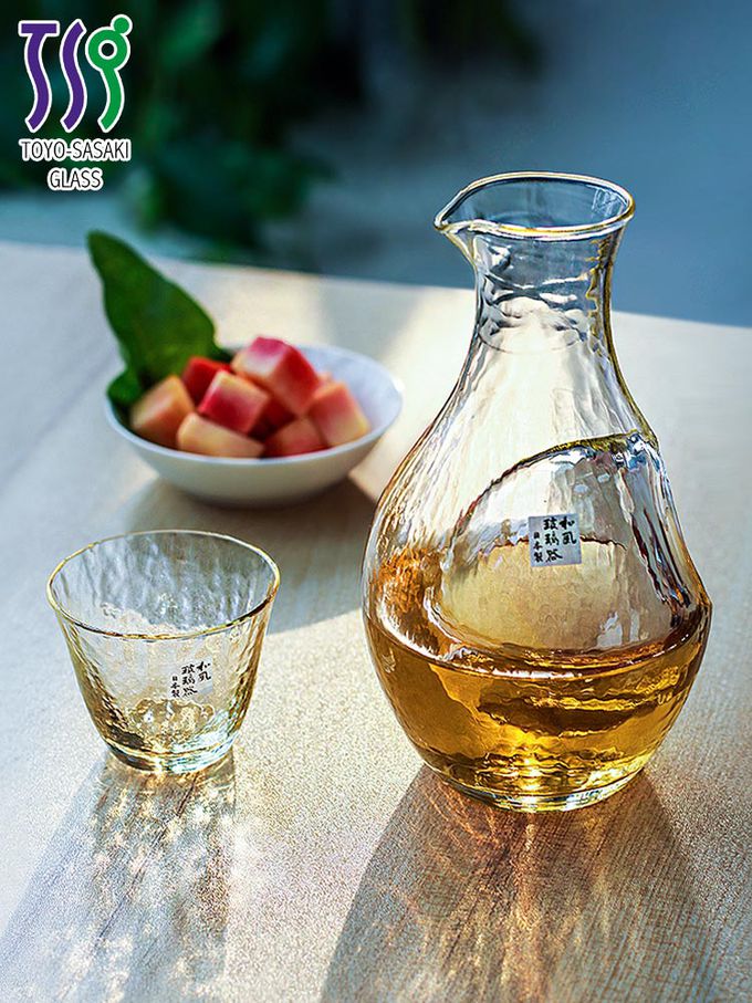 TOYO-SASAKI GLASS 東洋佐佐木 - 日本製 葫蘆形日式清酒酒杯套組-冰見雪
