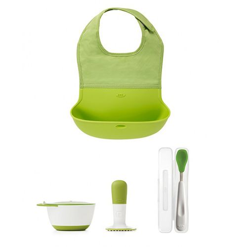 美國 OXO - 出門好好餵禮盒-青蘋綠