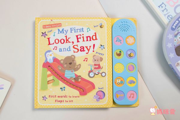 0歲培養親子共讀❤療癒系英文厚頁書 / 音效書 / 觸摸書