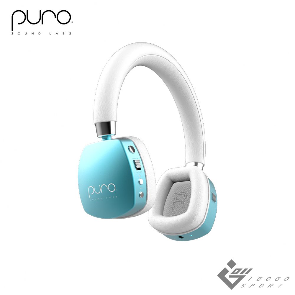 PURO SOUND LAB - PuroQuiets-Plus 降噪無線兒童耳機-薄荷藍-薄荷藍