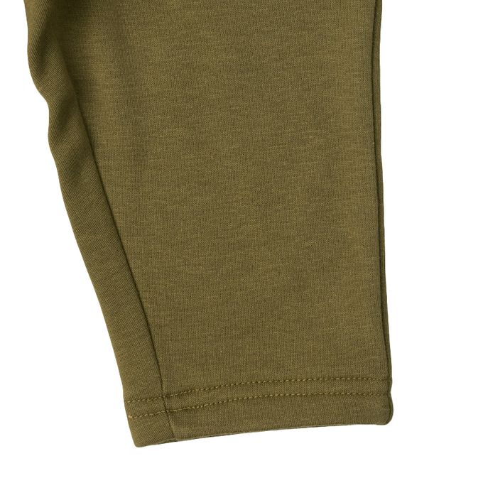 akachan honpo - 內裡刷毛褲-軍綠色