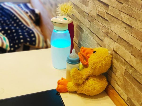 AcoMo - PS III 90秒隨身奶瓶奶嘴殺菌器-附大小底座-粉-385g