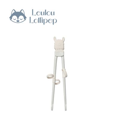 Loulou Lollipop - 動物造型 兒童學習筷-可愛草泥馬