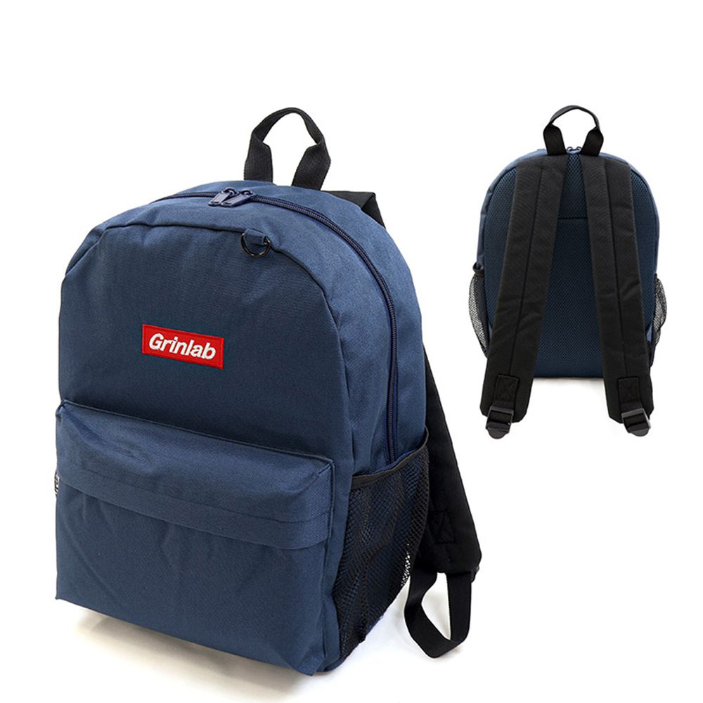 機能大容量童趣風減壓兒童背包(14L)-素面-丹寧藍 (35x26x14cm)