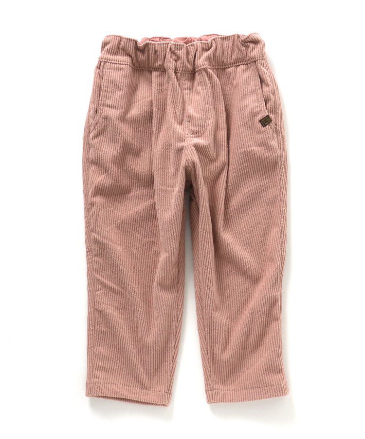 日本 BREEZE - 燈芯絨裏起毛保暖長褲-粉紅