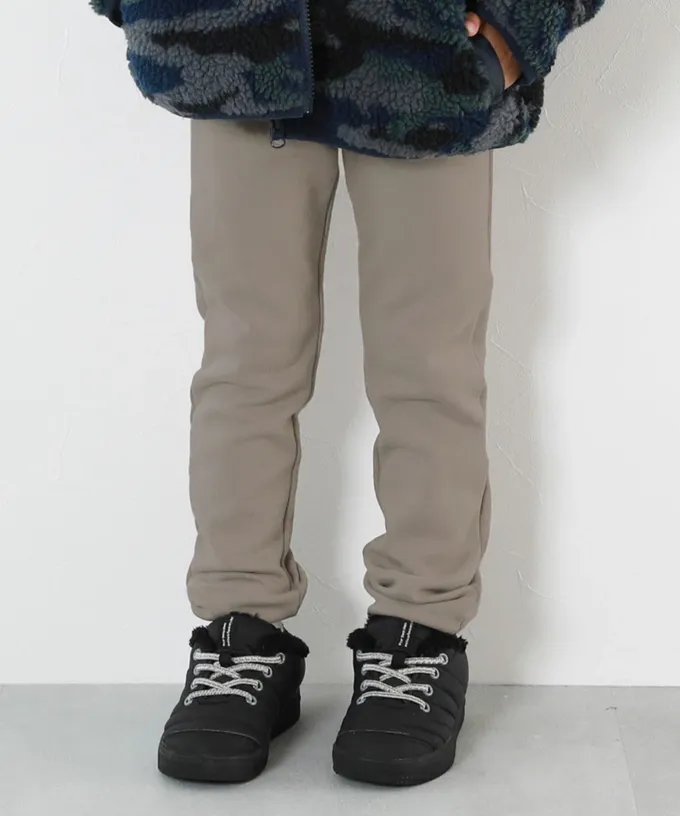 日本 devirock - RICH WARM 保暖裏毛合身長褲-深藍