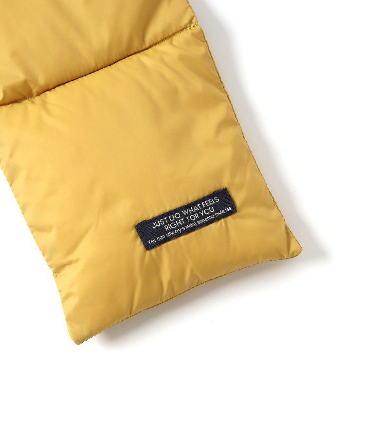 日本 BREEZE - 潑水加工素色羽絨圍脖-薰衣草