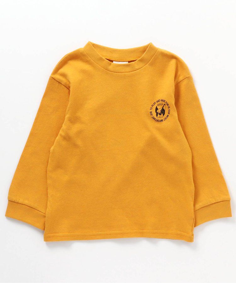 日本 BREEZE - 百搭舒適圓領薄長袖上衣-GO OUT-摩卡