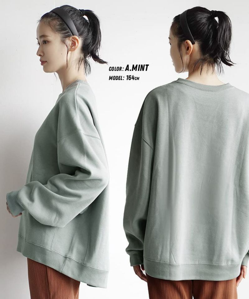 日本 zootie - 美國棉 刷毛長袖上衣/大學T-藍紫