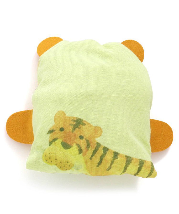 日本 BIT'Z - 收闔造型！動物躲貓貓短袖上衣-美洲獅-萊姆