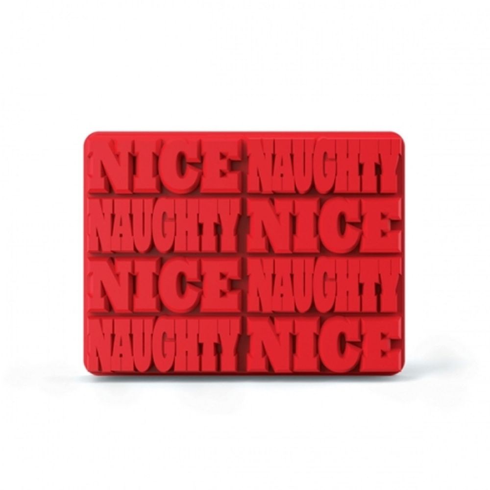 美國 ZOKU - 長型字母製冰盒-Naughty/Nice (11.5x2.5x17.6cm)-共8條