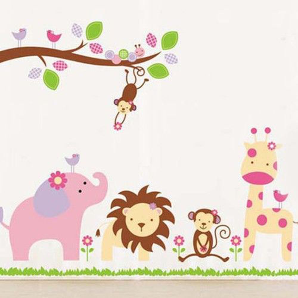JB Design - 時尚壁貼-歡樂動物園 (60cm*90cm)