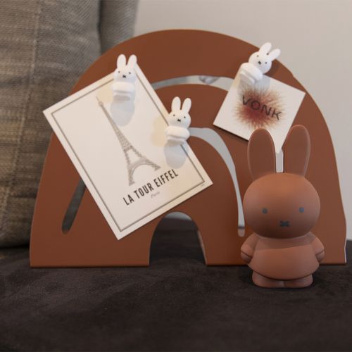 Miffy米菲兔公仔存錢筒(小號)-紅棕色