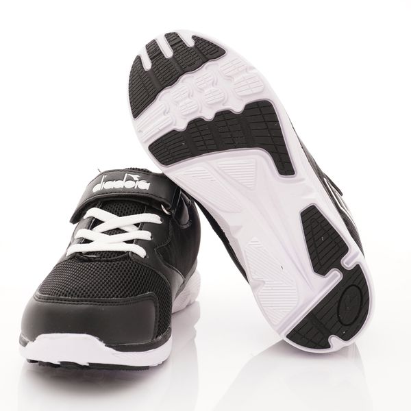 義大利 DIADORA - 競速運動鞋-3E避震Q彈跑鞋(大童)-黑