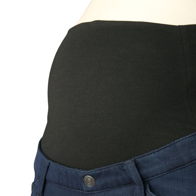 akachan honpo - 柔軟褲（內裡天鵝絨）-深藍色