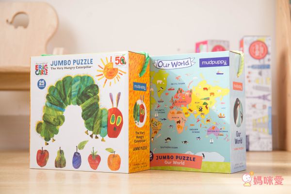 美國 mudpuppy - 地板拼圖-建築工具-25片