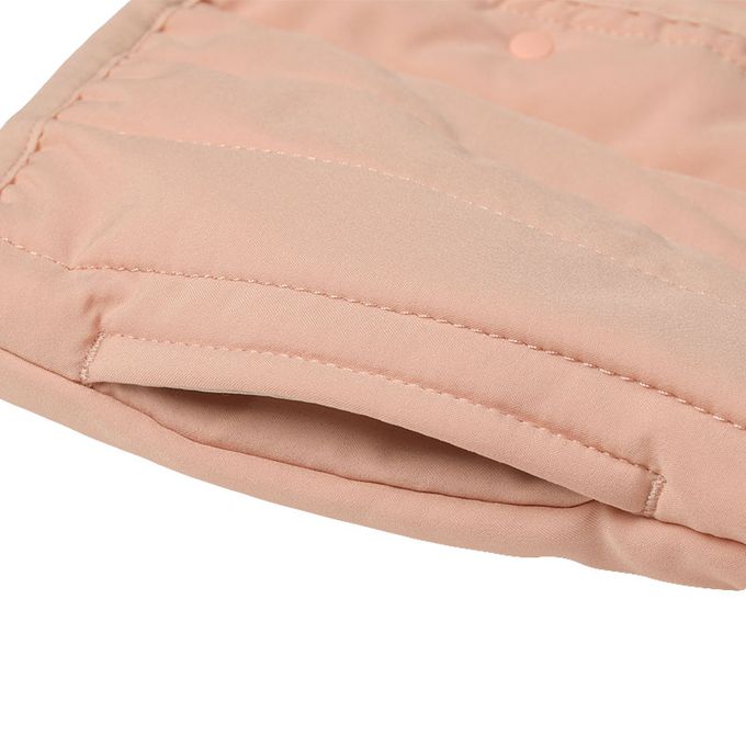 akachan honpo - 寬鬆夾克-超細纖維-桃色