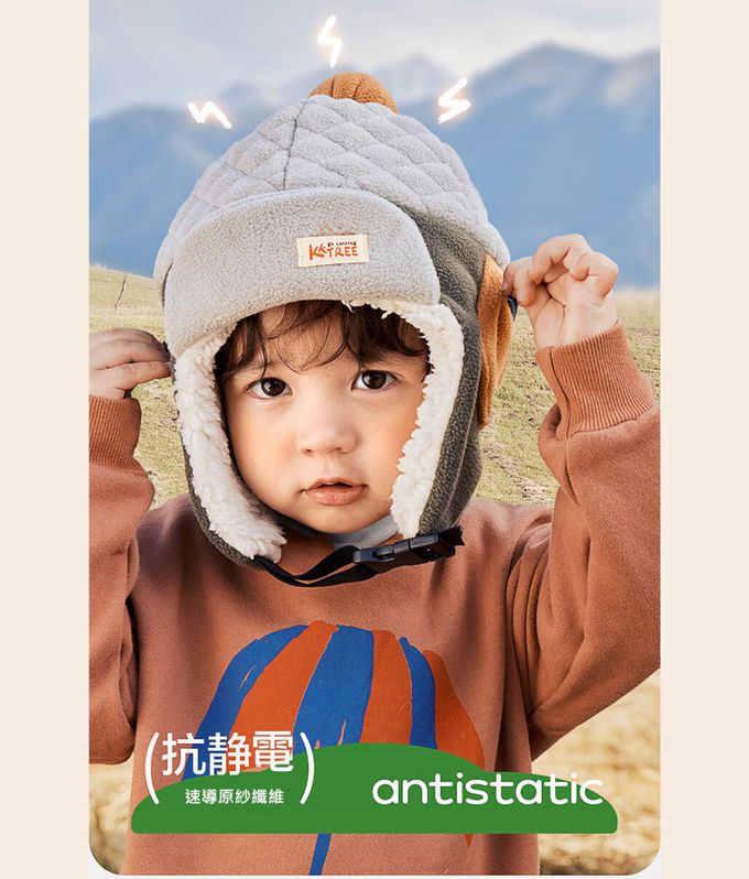 kocotree - 兒童護耳雷鋒帽 XL (黃色)