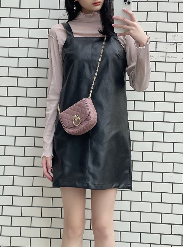 日本 GRL - 微透膚捲邊長袖上衣/內搭-天使白