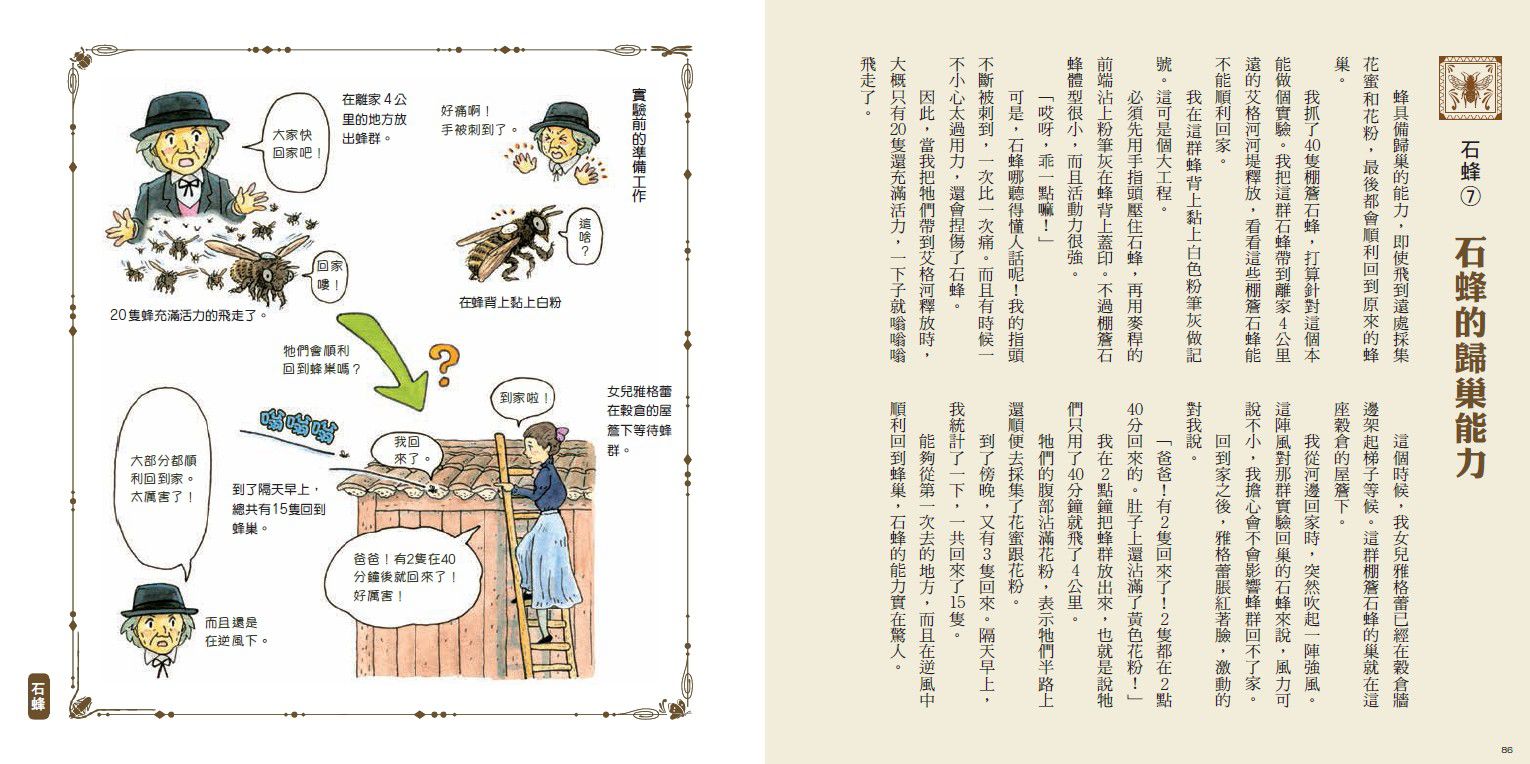 法布爾老師的昆蟲教室：認識昆蟲的本能