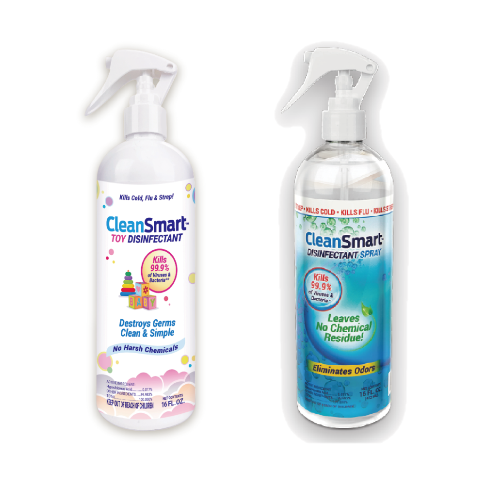 CleanSmart 潔可淨 - 環境抗菌噴霧+玩具抗菌噴霧