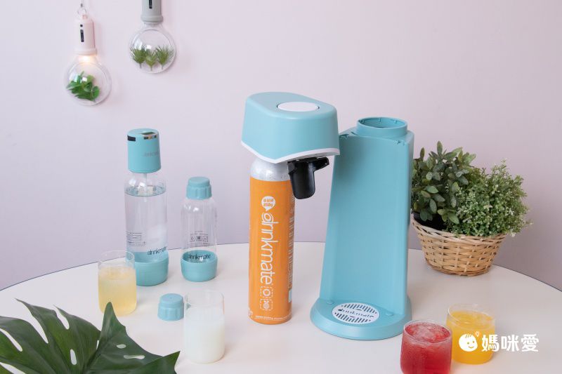 美國 Drinkmate 萬用氣泡水機 獨家專利授權，業界最大容量！