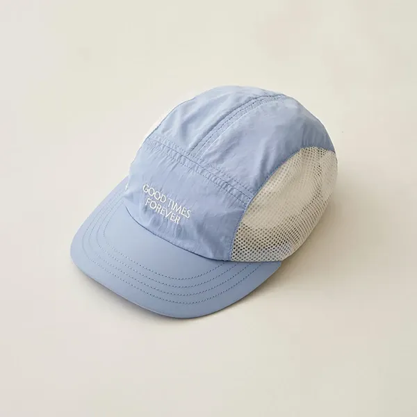 日本 b-ROOM - 透氣網狀軟質休閒遮陽帽-卡其黑