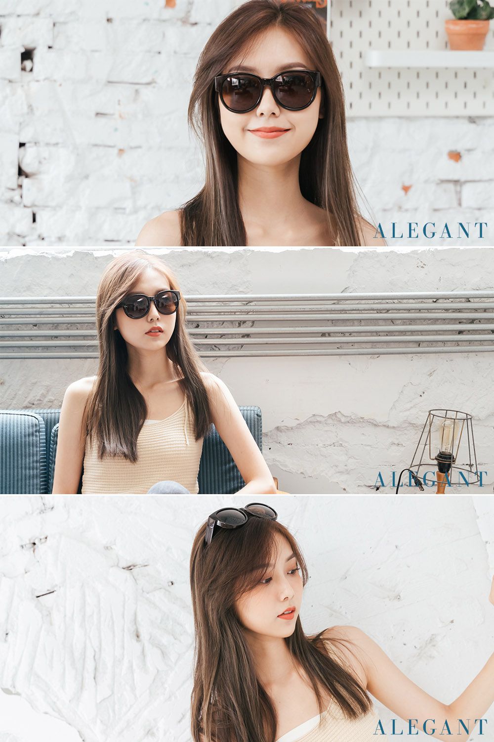 ALEGANT - 時尚蜜茶棕圓框全罩式偏光墨鏡│外掛式UV400太陽眼鏡包覆套鏡│車用太陽眼鏡│近視可戴外掛寶麗來墨鏡
