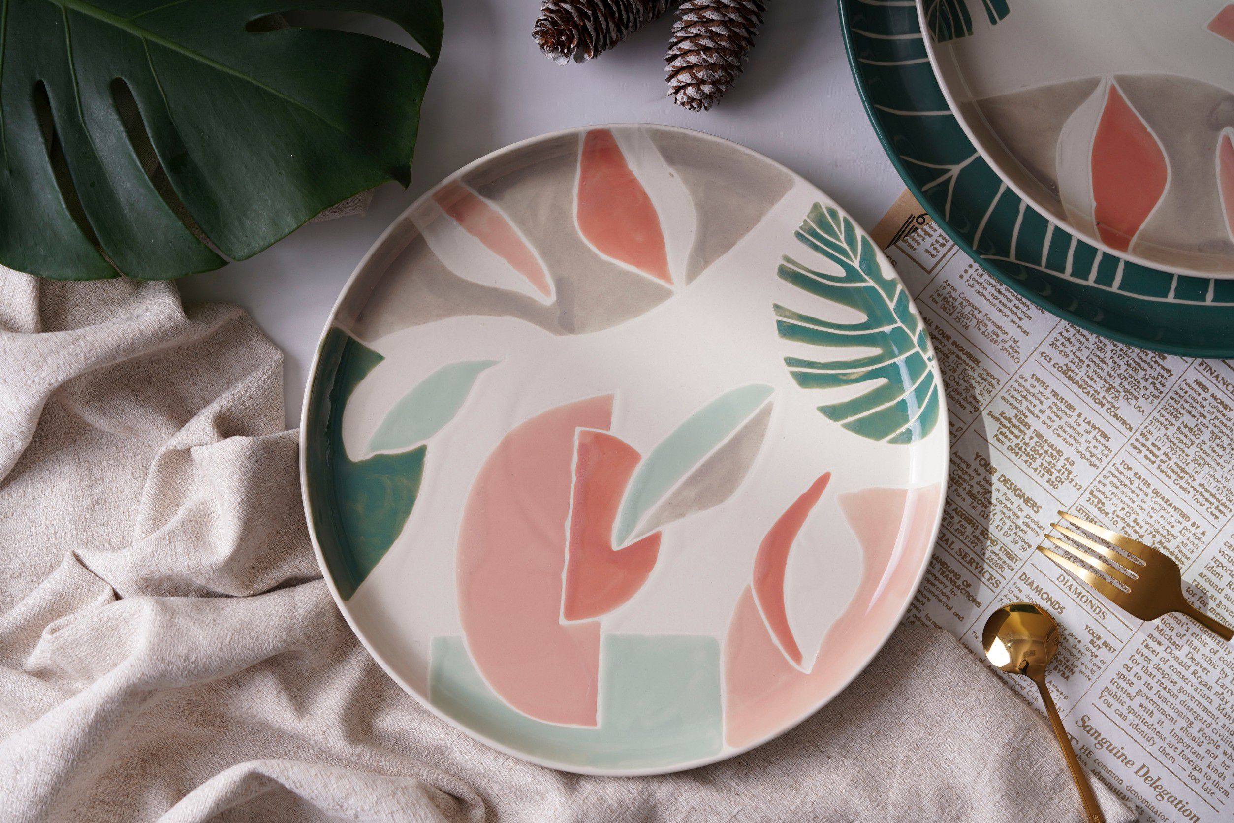 amadeus natureva - 大自然-粉彩 10吋盤