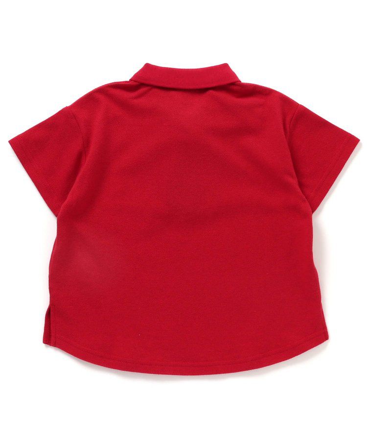 日本 BREEZE - 童趣動物刺繡短袖POLO衫-滑板鴨-深藍