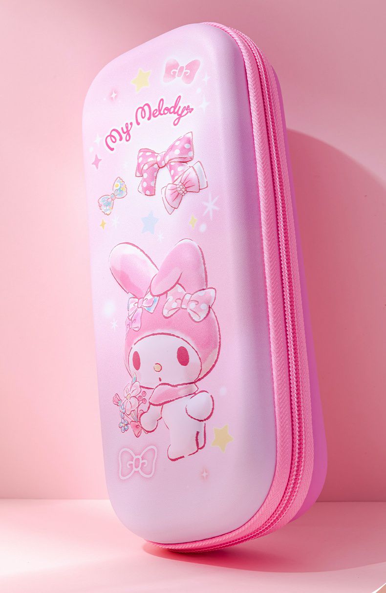 卡通3D立體浮雕大容量鉛筆盒-卡通人物大耳狗-藍色 (23.7x10.8x5.5cm)