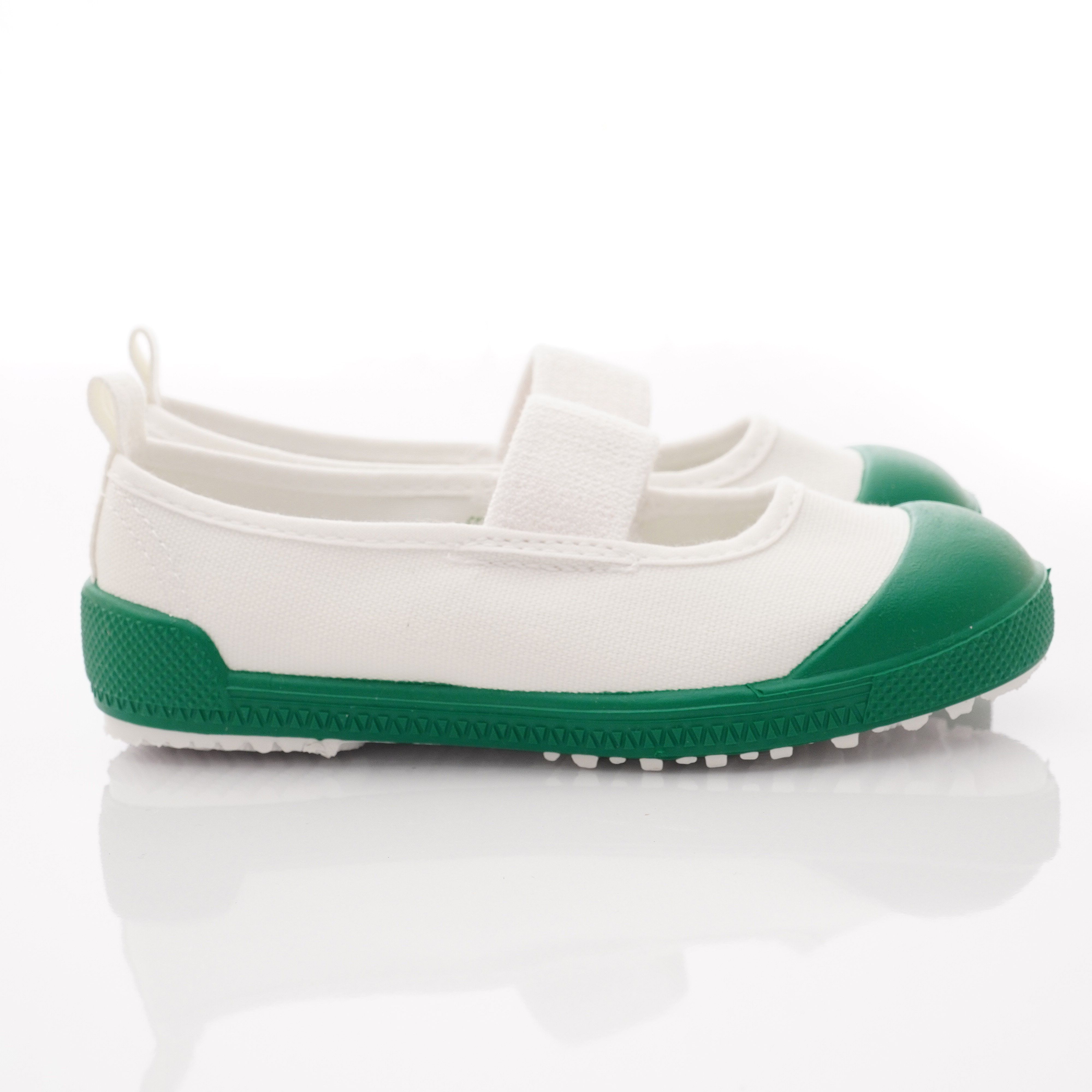 Moonstar日本月星 - 鐵氟龍易彎折幼兒園室內鞋款(中小童段)-綠