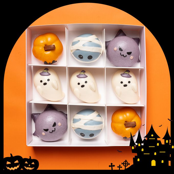 艾酷奇 - 萬聖節造型包子禮盒-65gX9入