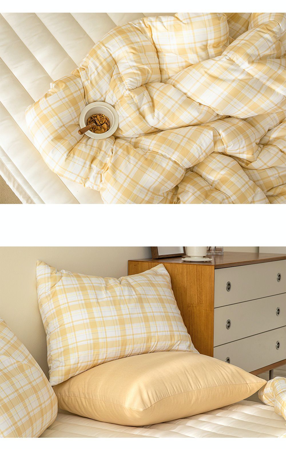 韓國 Maatila - 可水洗超細纖維桃皮感四季被-香橙果凍