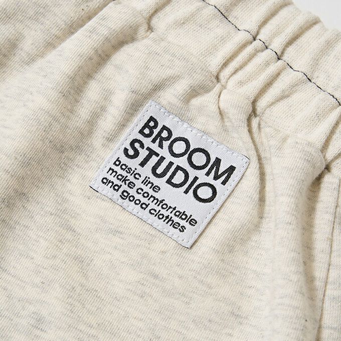 日本 b-ROOM - 柔軟舒適縫線短褲-水藍