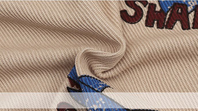 棉質圓領七分袖連身裙-鯊魚-卡其色