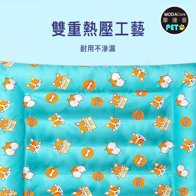 MODACore 摩達客 - 【摩達客寵物】冰爽升級消暑冰涼墊(超萌小柯基M號)-夏日解暑首選熱銷品 (M)