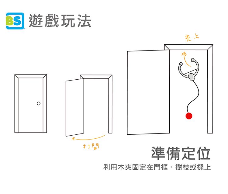 荷蘭BS - 門掛式健力球