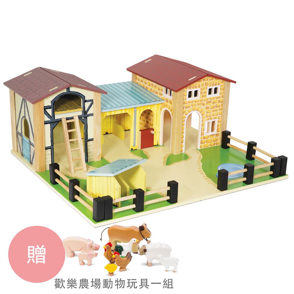 英國 Le Toy Van - 歡樂農場莊園-送歡樂農場動物玩具一組