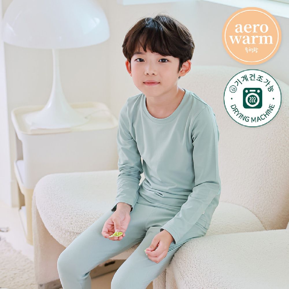 aerowarm 保溫發熱長袖家居服-湖水綠