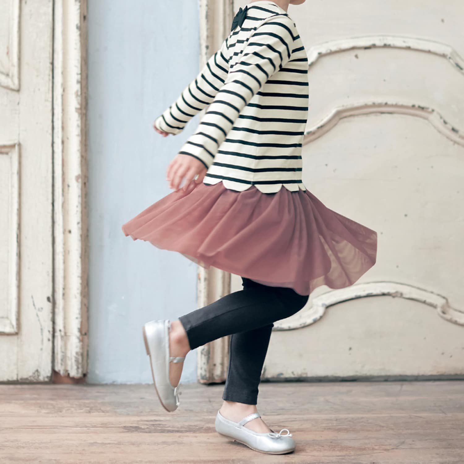 日本千趣會 - GITA 純棉百搭內搭褲裙-澎澎紗裙-冰河藍