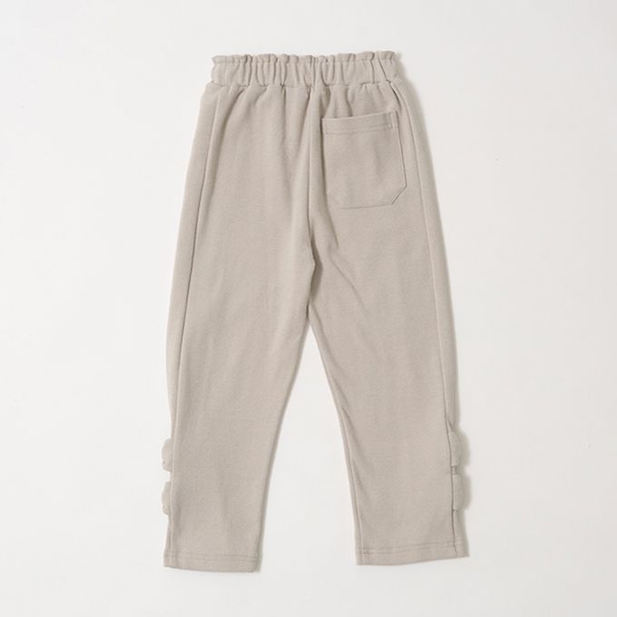 日本 Lycee mine - 定番蝴蝶結簡潔舒適長褲-粉紅