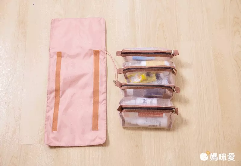 4in1萬用折疊化妝包-質感黑